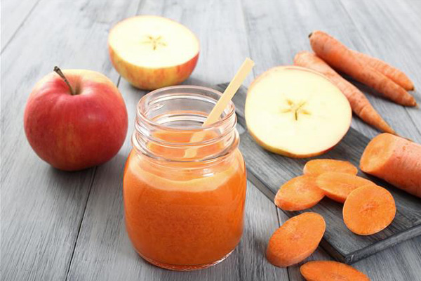 photo smoothie zéro calories pomme carotte