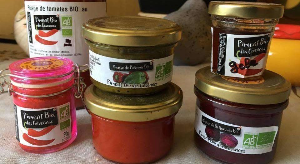 produits des piments doux