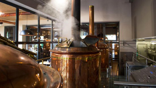 photo cuve de brassage brasserie