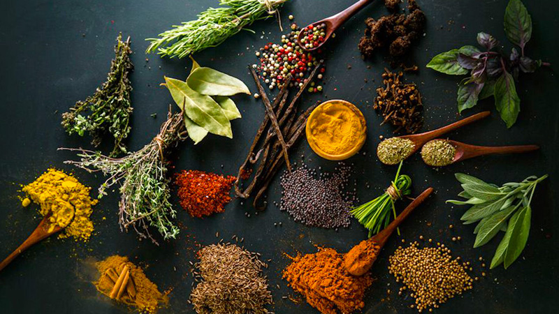 photo aromates et épices