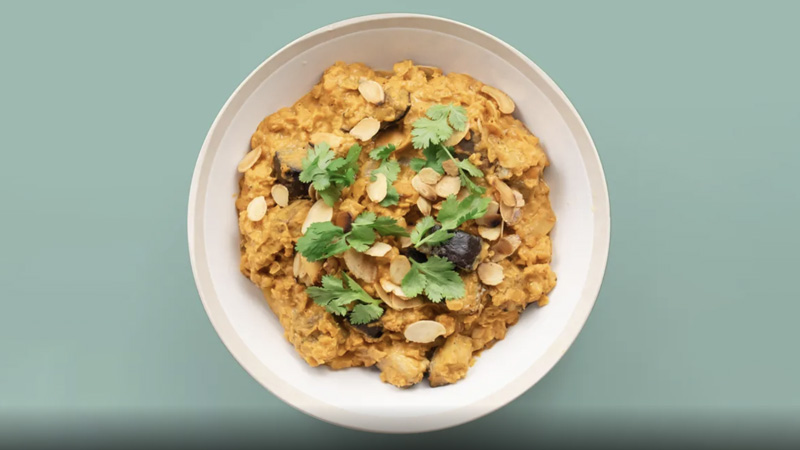 photo curry aubergines